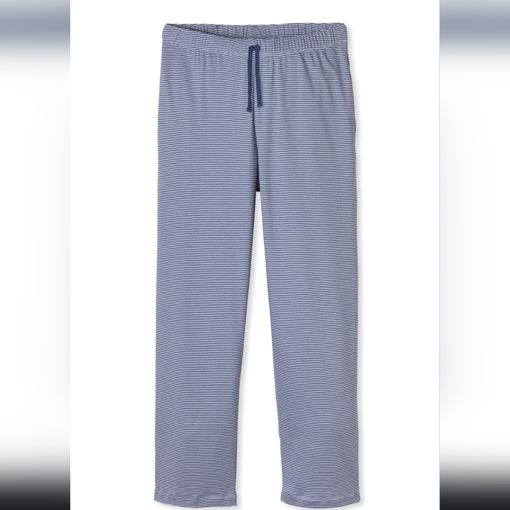 Lake Pajamas Men's Pima Sleep Pants True Navy Size XS Loungewear
